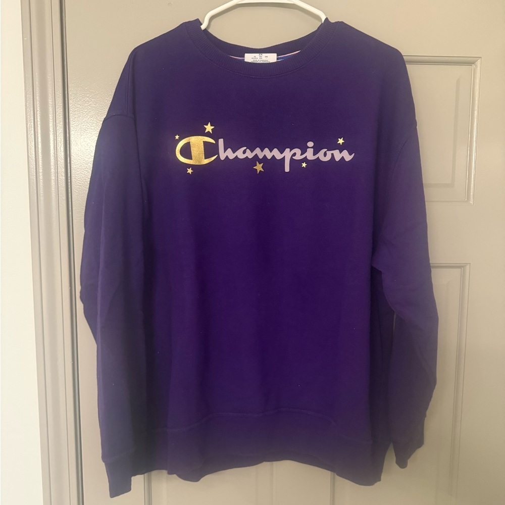 Champion Deep Purple Athletic Sweatshirt